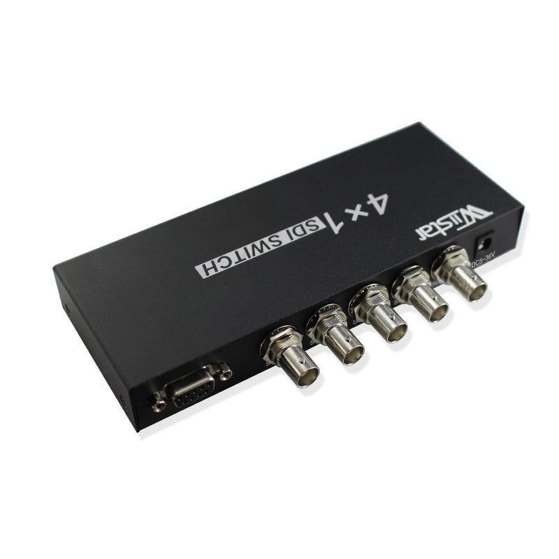 Wiistar 4x1 3Gb/s SDI Switcher with ReClock Technology, Supports SD, HD and 3G-SDI up to 1320 Ft (4 inputs and 1 Output) - Image 4